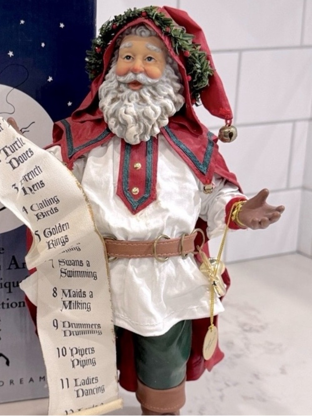 Dept 56 Possible Dreams Clothique Santa Twelve Days of Christmas 15052 1996